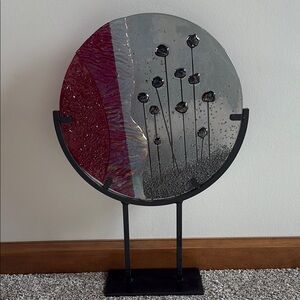 Garden decor made of glass